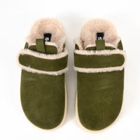 VIIBE CLOG SUEDE COZY - UTILITY GREEN - SUEDE