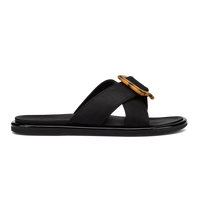 Women's Olukai La'i Slide Sandal in Black