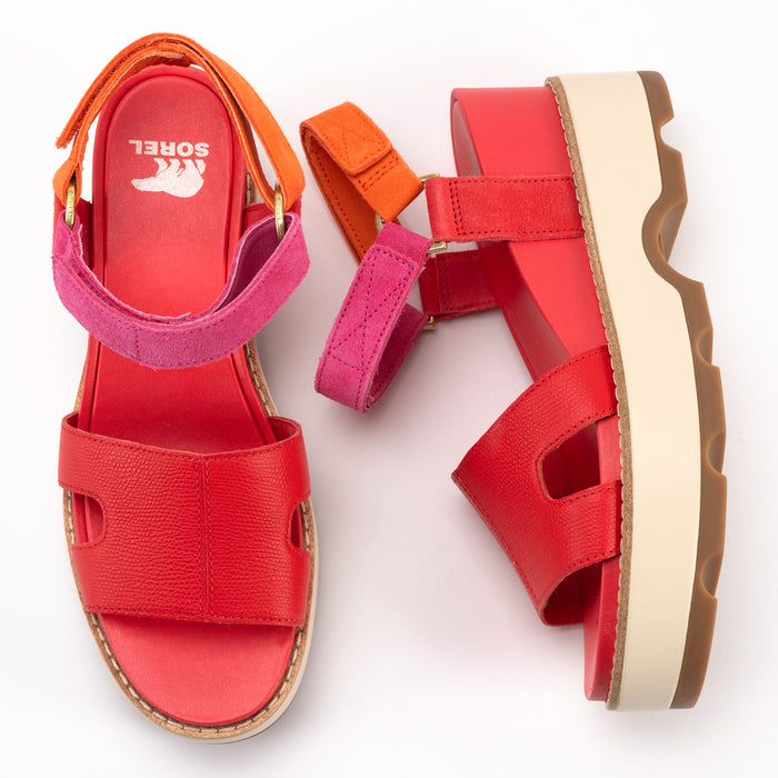 JOANIE IV ANKLE - RED GLO - LEATHER/SUEDE