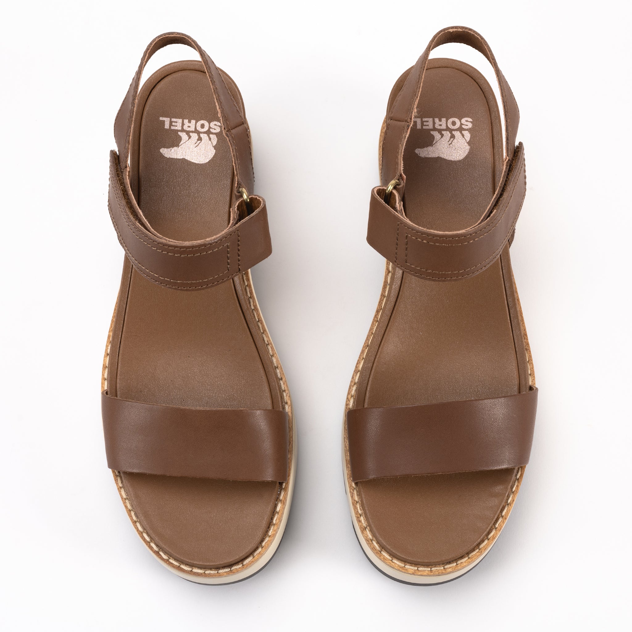 WOMEN'S SOREL JOANIE IV Y-STRAP - VELVET TAN - LEATHER – Plaza