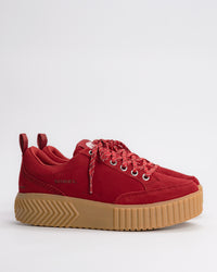 ONA AVE LOW WP SNEAKER - RED DAHLIA - LEATHER
