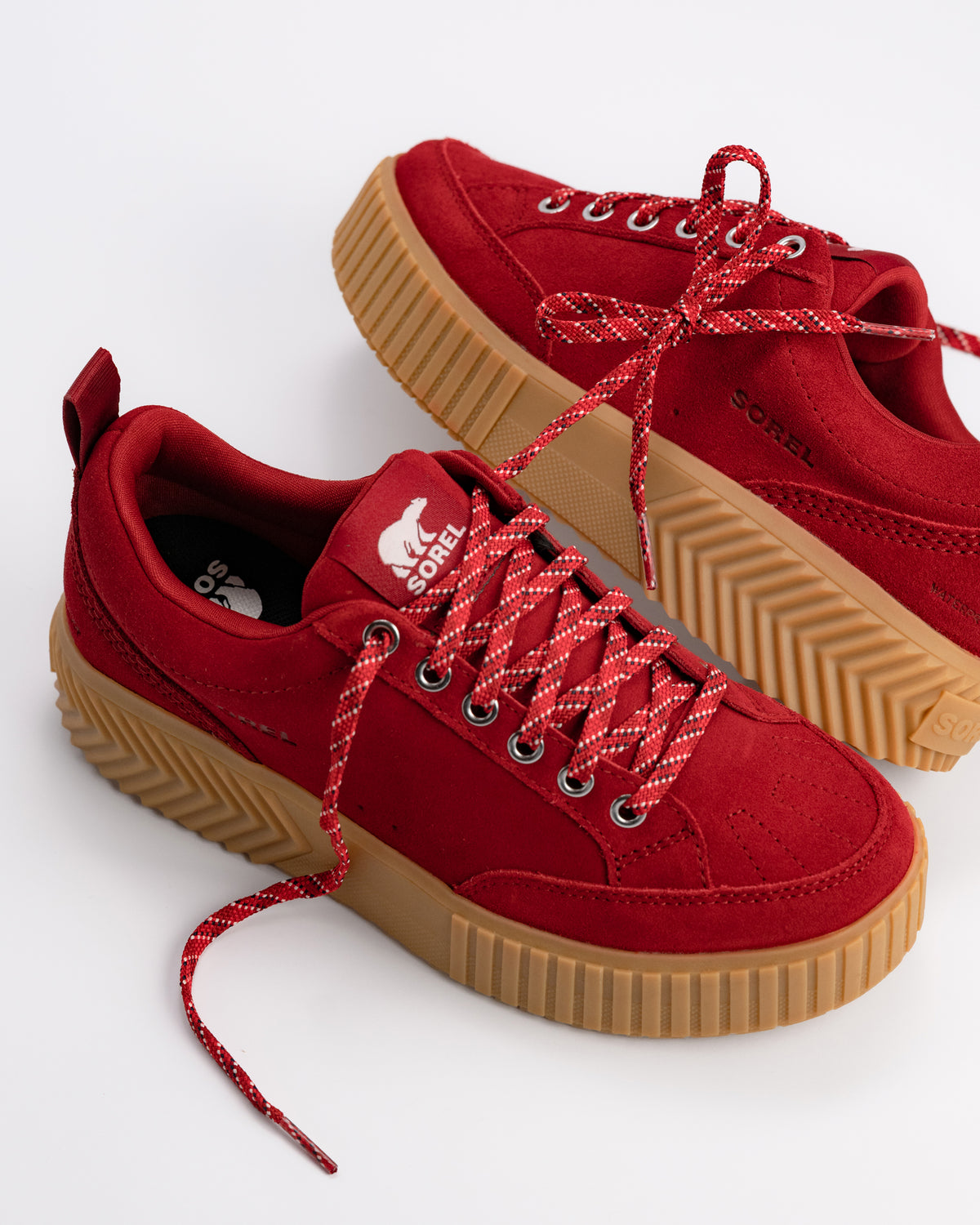 ONA AVE LOW WP SNEAKER - RED DAHLIA - LEATHER