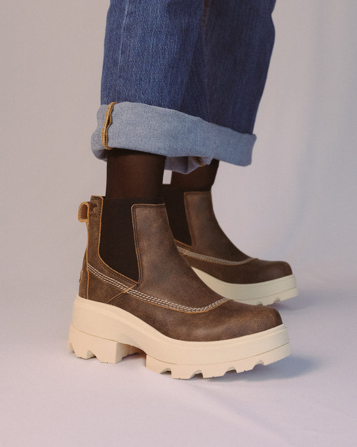 JOAN FRWD CHELSEA - CANOE - LEATHER