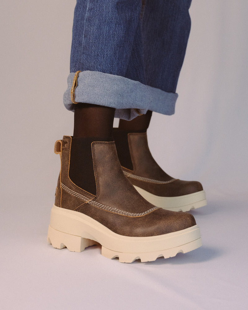 JOAN FRWD CHELSEA - CANOE - LEATHER