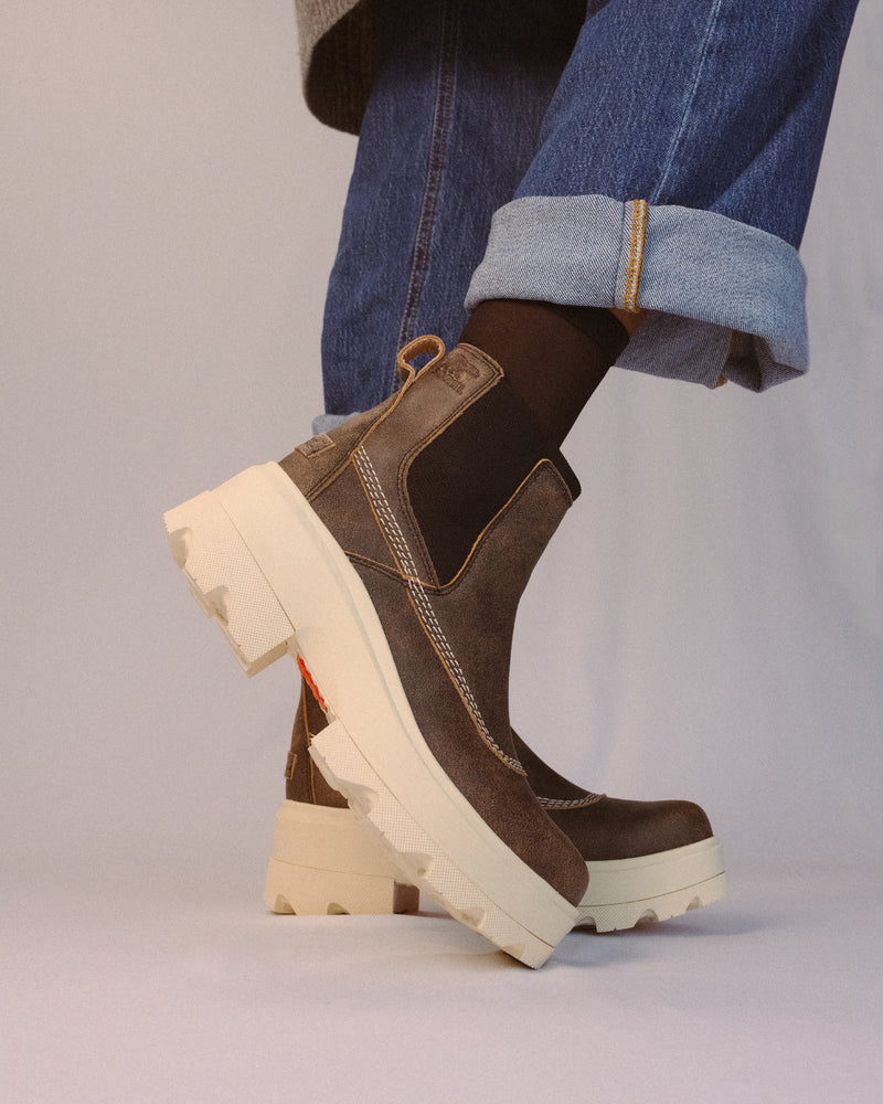 JOAN FRWD CHELSEA - CANOE - LEATHER