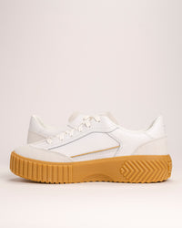 ONA AVE T-TOE PLATFORM - SEA SALT - LEATHER