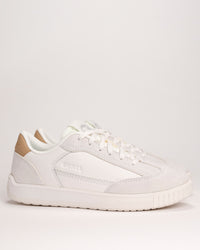 White Men’s SOREL Ona Drift Sneaker in Sea Salt on a light background