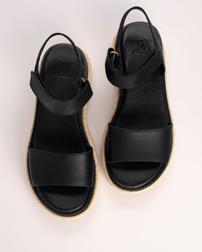 SUNPEAK PLATFORM - BLACK - LEATHER