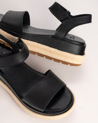 SUNPEAK PLATFORM - BLACK - LEATHER