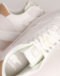 Close-up of suede texture on SOREL Ona Drift sneaker