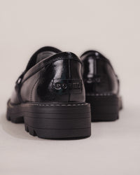 Women's SOREL REVEL AVE Black Patent Leather Loafer