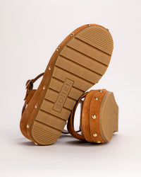 SUNPEAK WEDGE ANKLE RIVET - ICED TEA - SUEDE