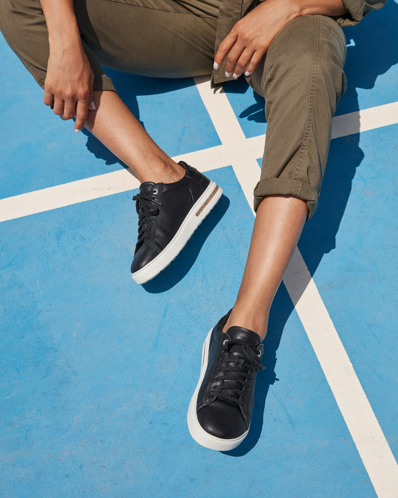 W-BEND - BLACK - LEATHER