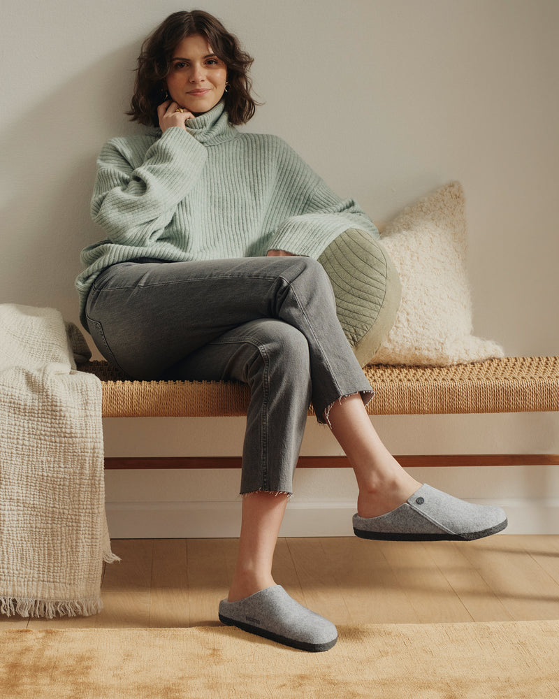 ZERMATT SHEARLING - LIGHT GRAY - WOOL