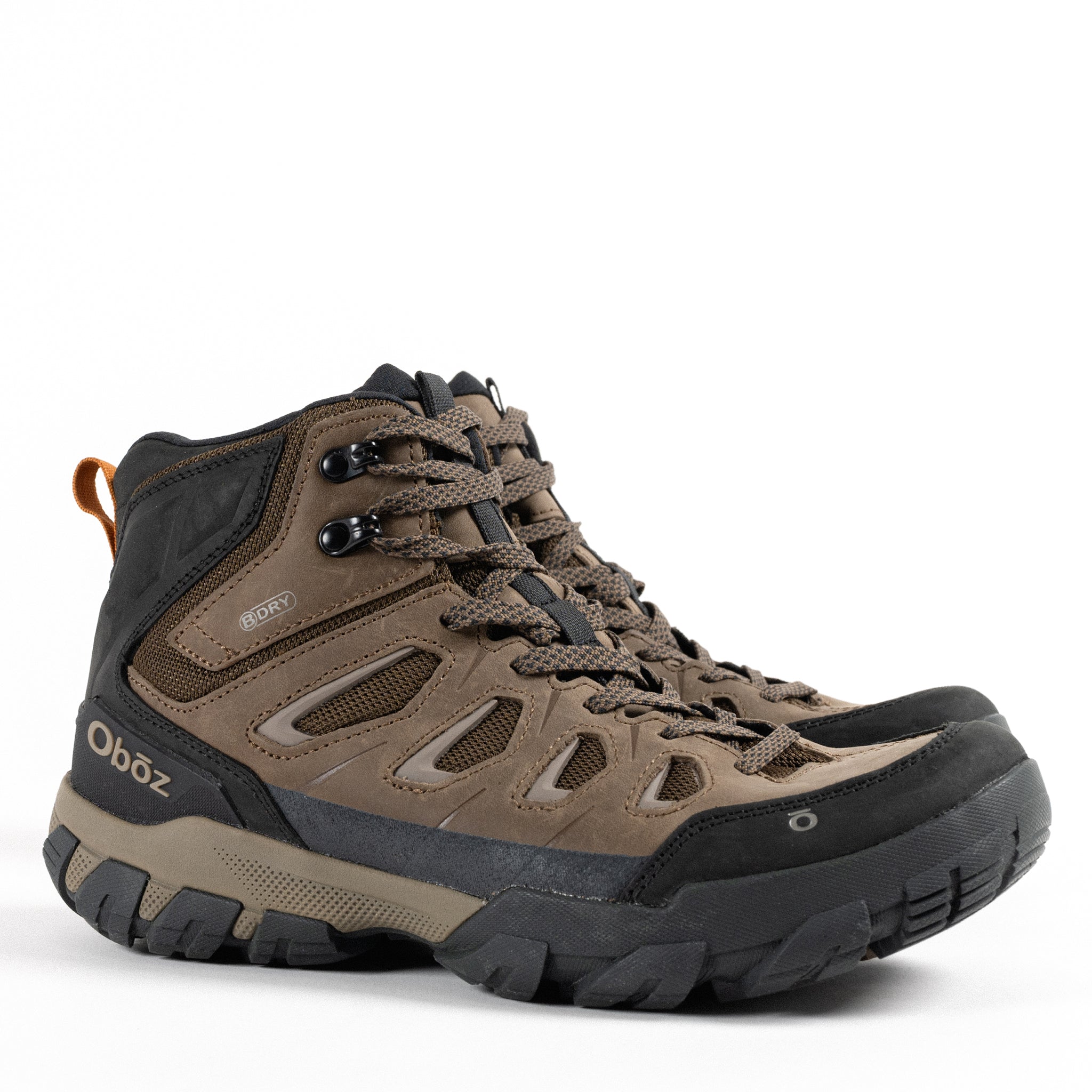MEN'S OBOZ SAWTOOTH X MID BDRY - CANTEEN - NUBUCK – Plaza Shoe Store