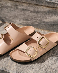 ARIZONA BIG BUCKLE - NEW BEIGE - LEATHER