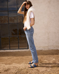 Birkenstock Sydney Luxe Buckle Sandal in Midnight Birko-Flor
