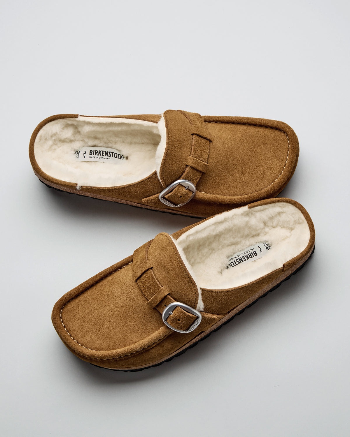 BUCKLEY SHEARLING - TEA - SUEDE