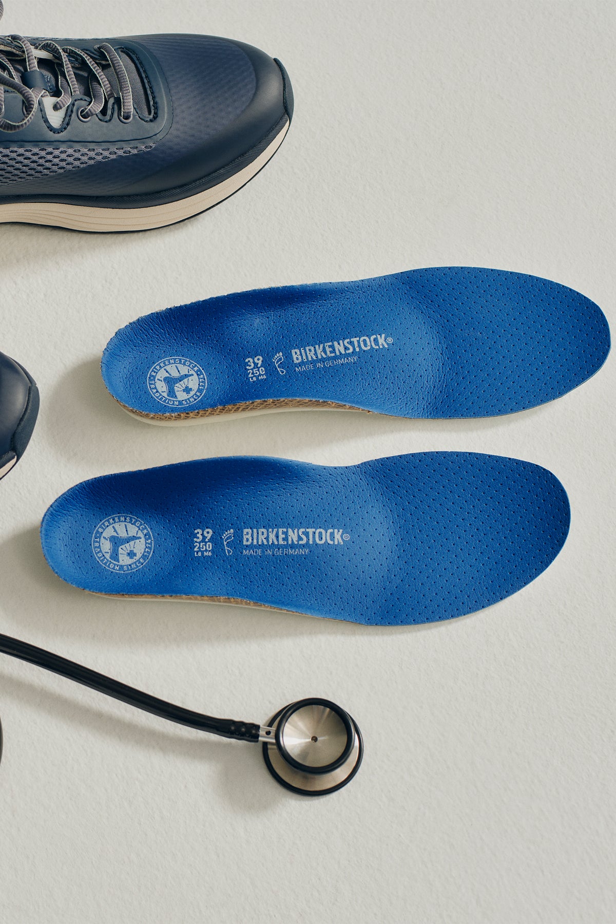 Birkenstock Blue Footbed Insoles - Microfiber Lining - 1029578