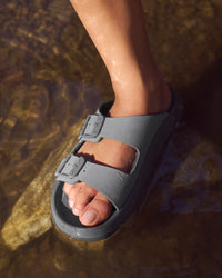 Birkenstock Mogami Terra 2 Strap Water-Ready Sandal in Apex Whale Gray Birko-Flor