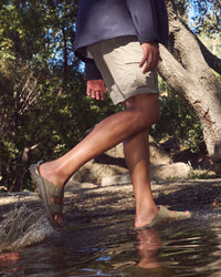 Birkenstock Mogami Terra 2 Strap Water-Ready Sandal in Apex Faded Khaki Birko-Flor
