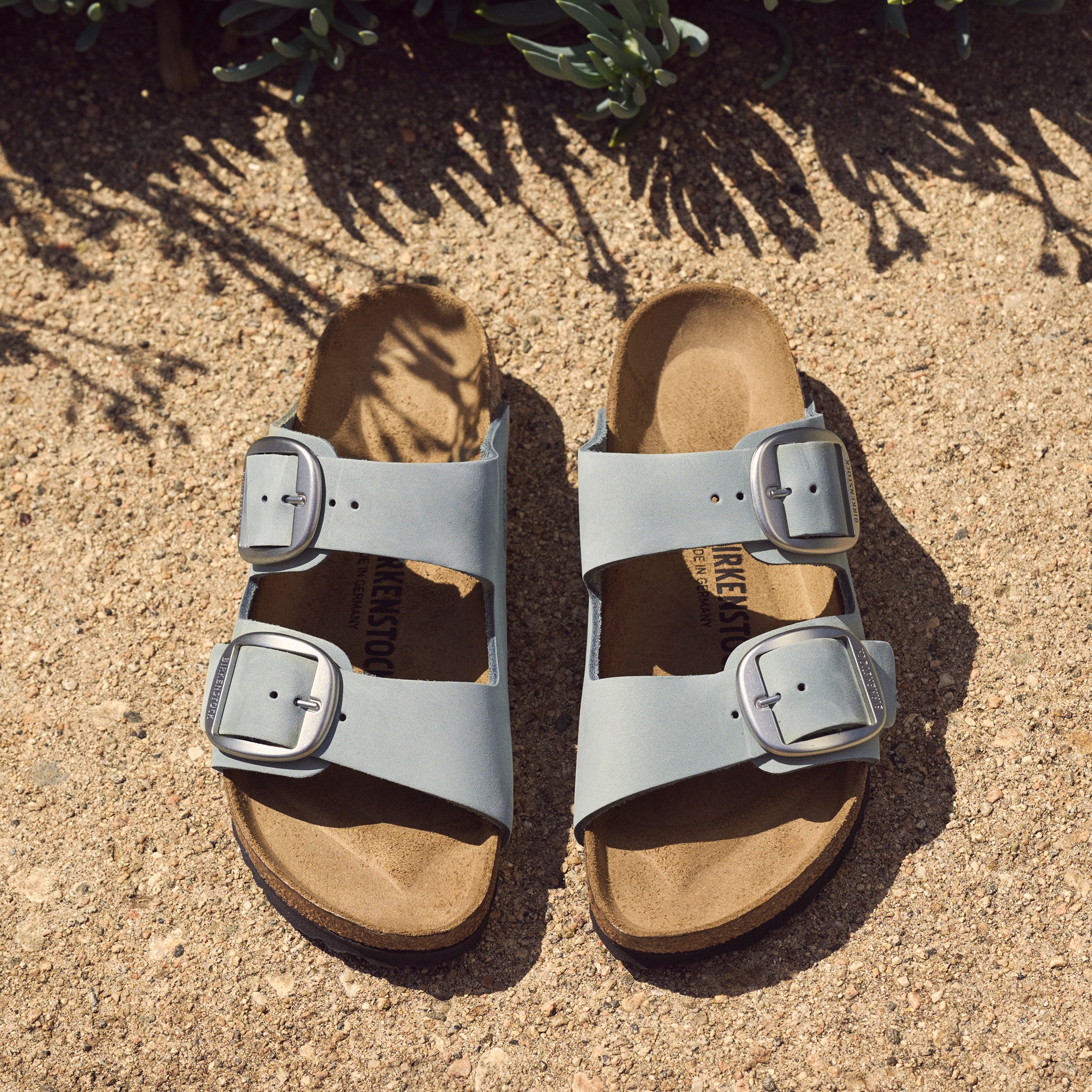 Birkenstock Arizona Big Buckle Sandal | Nubuck Leather Pure Sage