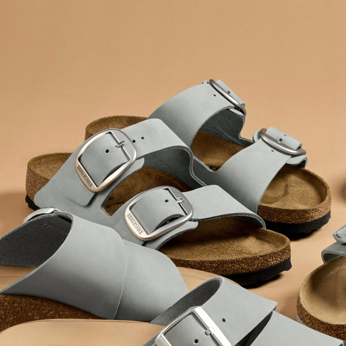 Birkenstock Arizona Big Buckle in Pure Sage Nubuck Leather