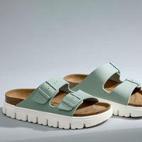 Birkenstock Arizona Chunky Sandal in Pure Sage Birko-Flor, 1029093