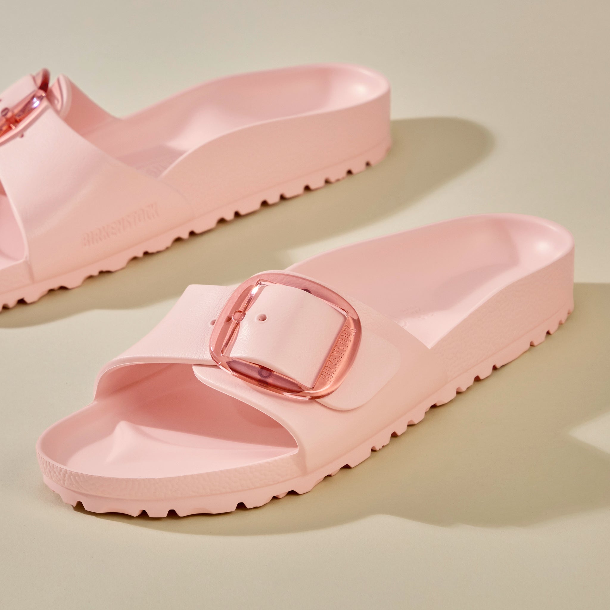 サンダル・ミュール Birkenstock Pink Madrid Big Buckle Eva Slipper Madrid Big Buckle EVA Fondant Pink | BIRKENSTOCK