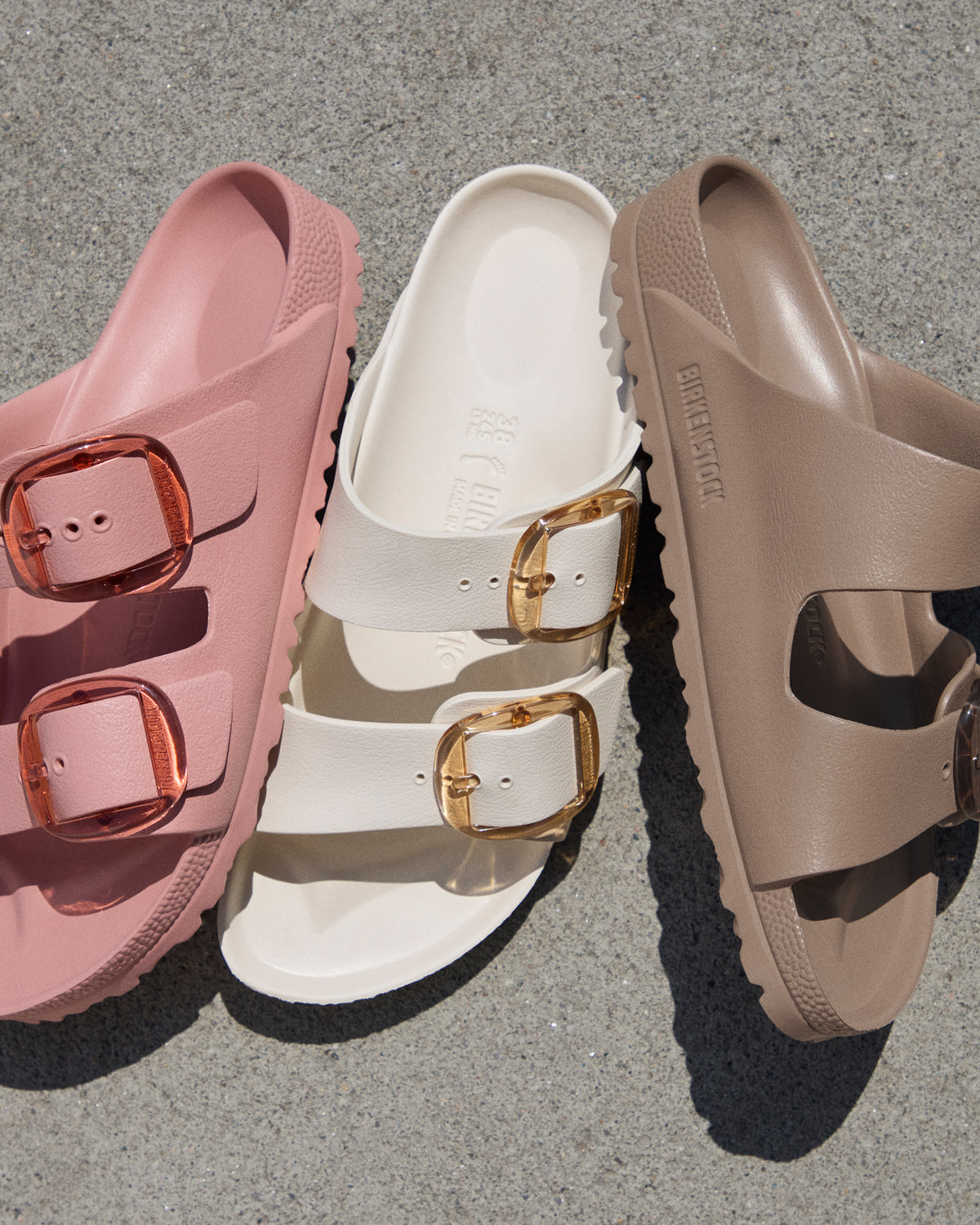 EVA BIG BUCKLE ARIZONA STEALTH - EGGSHELL