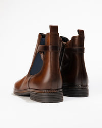 ANKLE CHELSEA BOOT - SADDLE - LEATHER