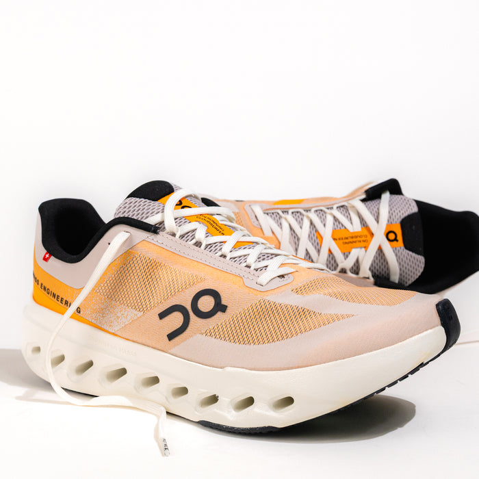 Men's On Running Cloudsurfer Next Running Shoe in Tangerine/Ivory