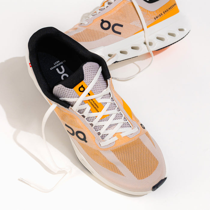 Men's On Running Cloudsurfer Next Running Shoe in Tangerine/Ivory