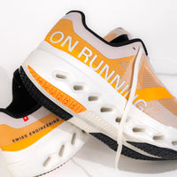 Men's On Running Cloudsurfer Next Running Shoe in Tangerine/Ivory