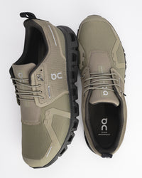 Men’s On Running Cloud 6 Waterproof Sneaker in Olive / Espresso - 3MF10065431