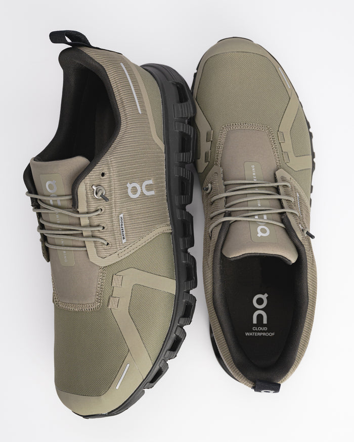 Men’s On Running Cloud 6 Waterproof Sneaker in Olive / Espresso - 3MF10065431