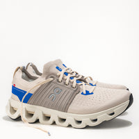 Men's On Running Cloudswift 4 Road Running Shoe in Cream/Cobalt