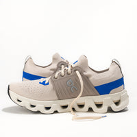 Men's On Running Cloudswift 4 Road Running Shoe in Cream/Cobalt