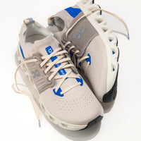 Men's On Running Cloudswift 4 Road Running Shoe in Cream/Cobalt