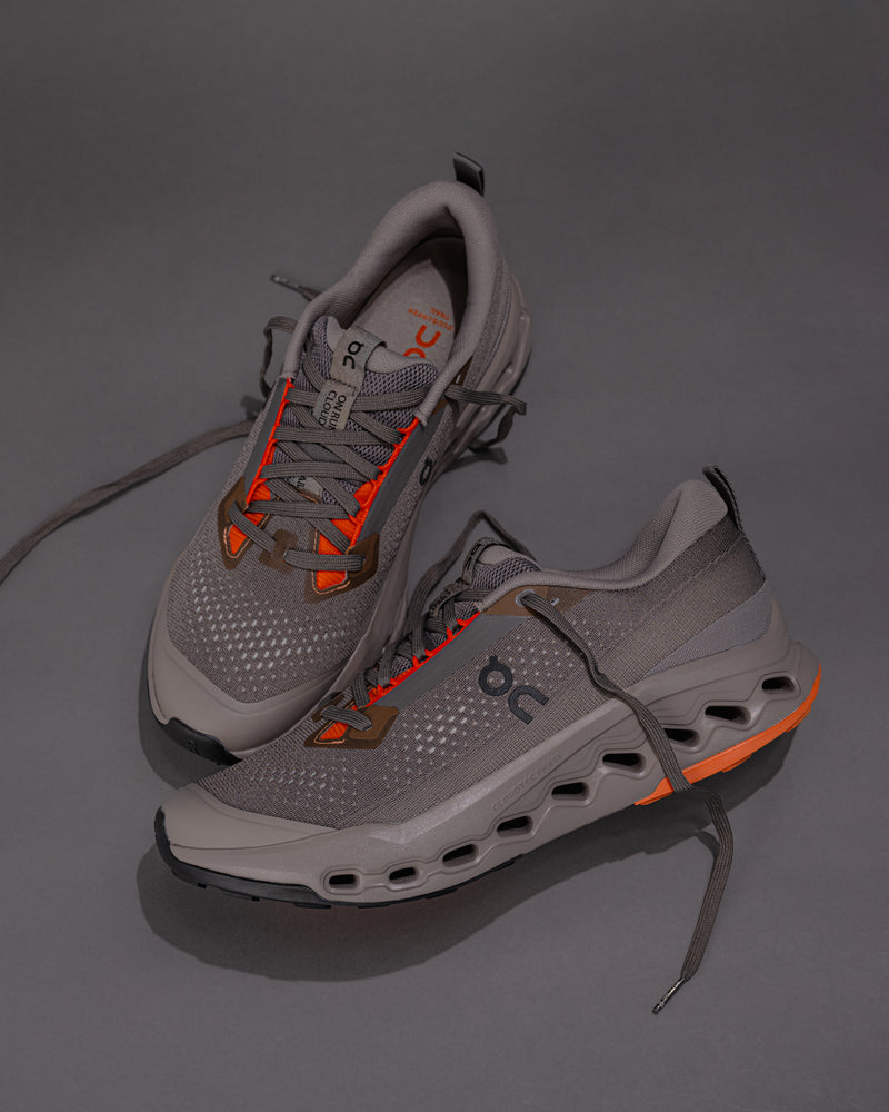 Men's On Cloudsurfer Trail 2 in Eclipse/Cinder – Plush Cushioning Trail Running Shoe