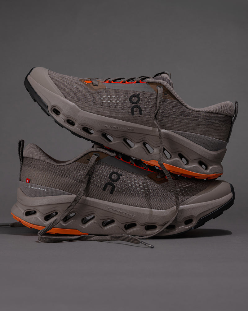 Men's On Cloudsurfer Trail 2 in Eclipse/Cinder – Plush Cushioning Trail Running Shoe