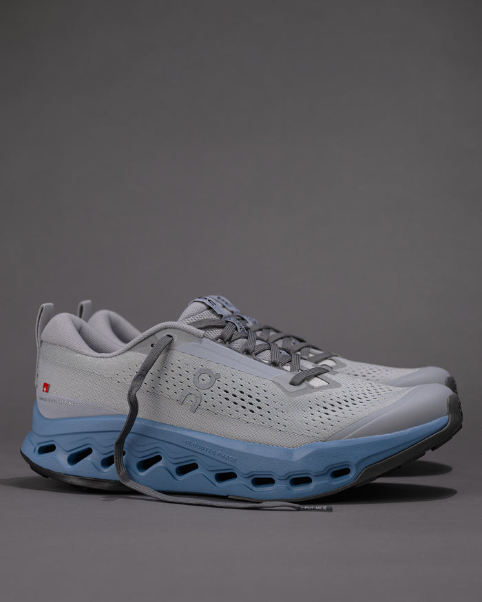 Men's On Cloudsurfer Trail 2 in Rock/Niagara – Plush Cushioning Trail Running Shoe