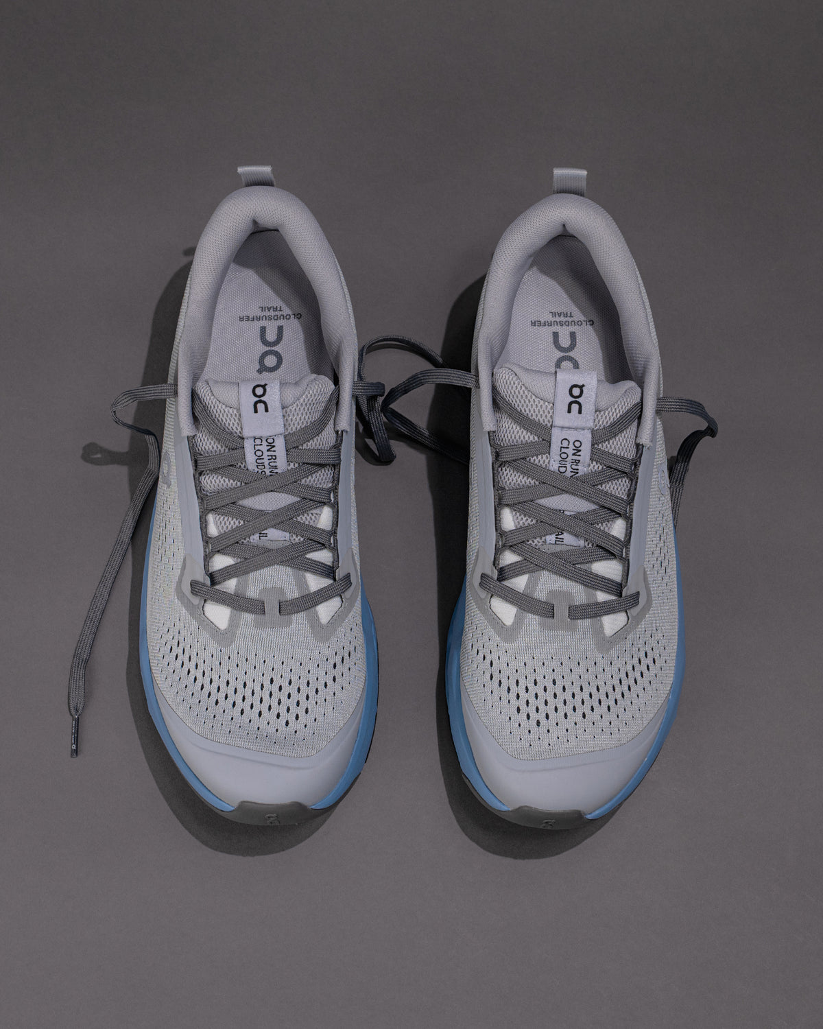 Men's On Cloudsurfer Trail 2 in Rock/Niagara – Plush Cushioning Trail Running Shoe