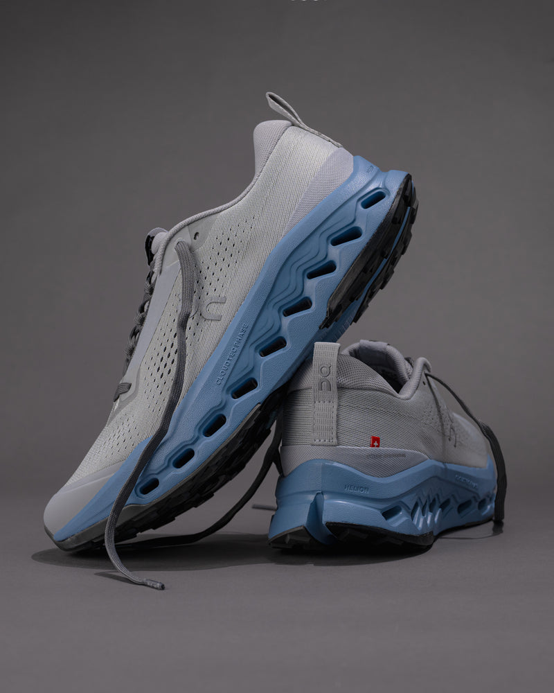 Men's On Cloudsurfer Trail 2 in Rock/Niagara – Plush Cushioning Trail Running Shoe