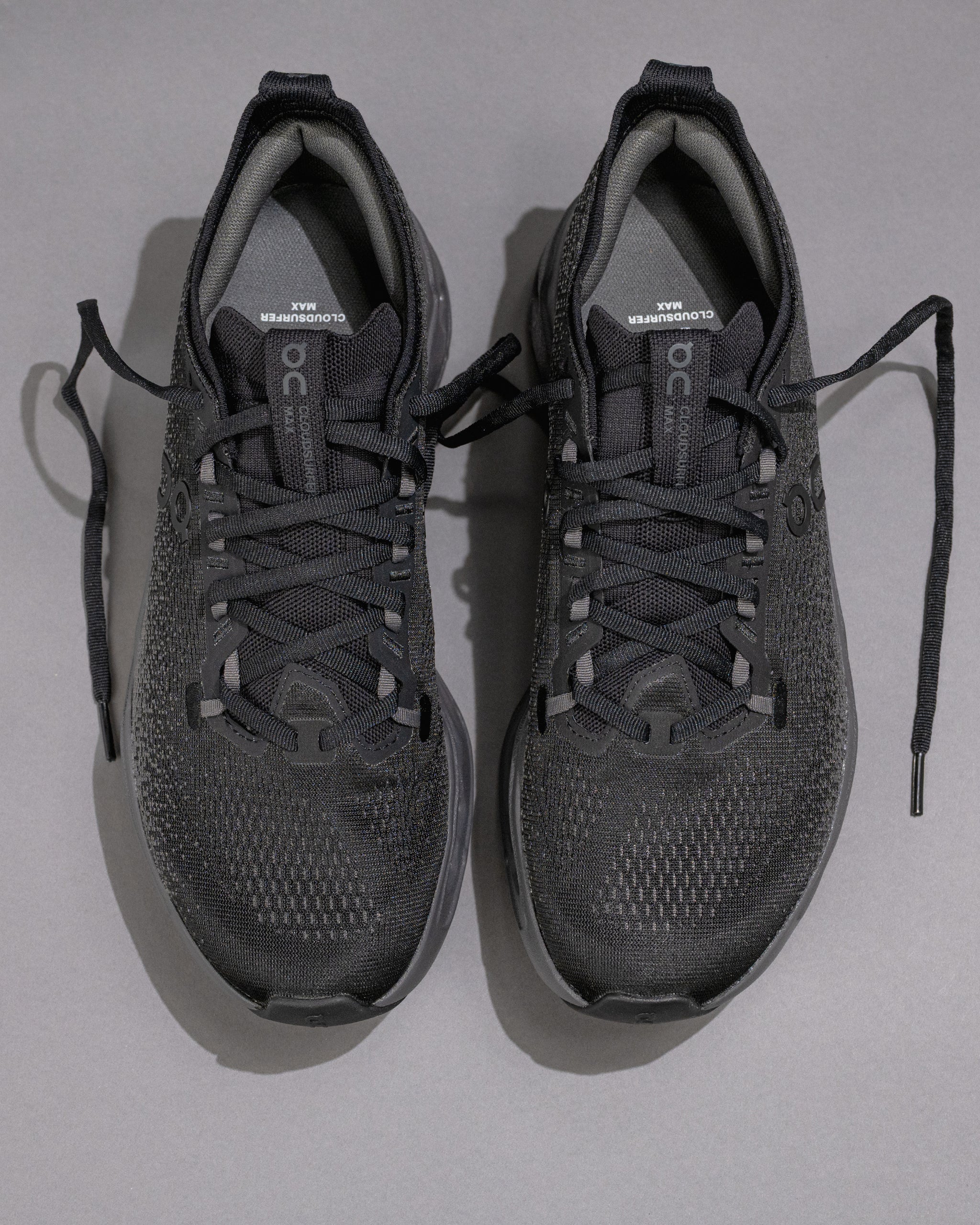 Men's On Cloudsurfer Max – Neutral Running Shoe in Black – Plaza
