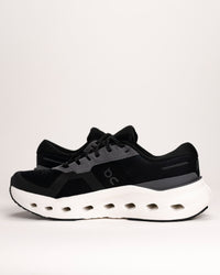 Men’s On Cloudrunner 3 – Stable Cushioned Road Running Shoe in Black / Ivory

The On Cloudrunner 3 is designed for runners who want a stable, supportive ride without sacrificing comfort. This updated version features a wider base and reinforced heel clip to enhance balance and control, making it a reliable choice for everyday road running.