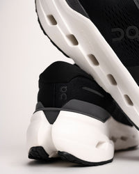 Men’s On Cloudrunner 3 – Stable Cushioned Road Running Shoe in Black / Ivory

The On Cloudrunner 3 is designed for runners who want a stable, supportive ride without sacrificing comfort. This updated version features a wider base and reinforced heel clip to enhance balance and control, making it a reliable choice for everyday road running.