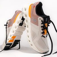 Women's On Running Cloudrunner 2 in Pearl/Tangerine