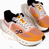 Women's On Running Cloudsurfer Next Running Shoe in Tangerine/Ivory