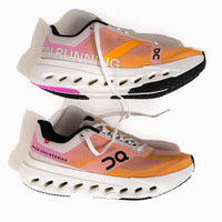 Women's On Running Cloudsurfer Next Running Shoe in Tangerine/Ivory